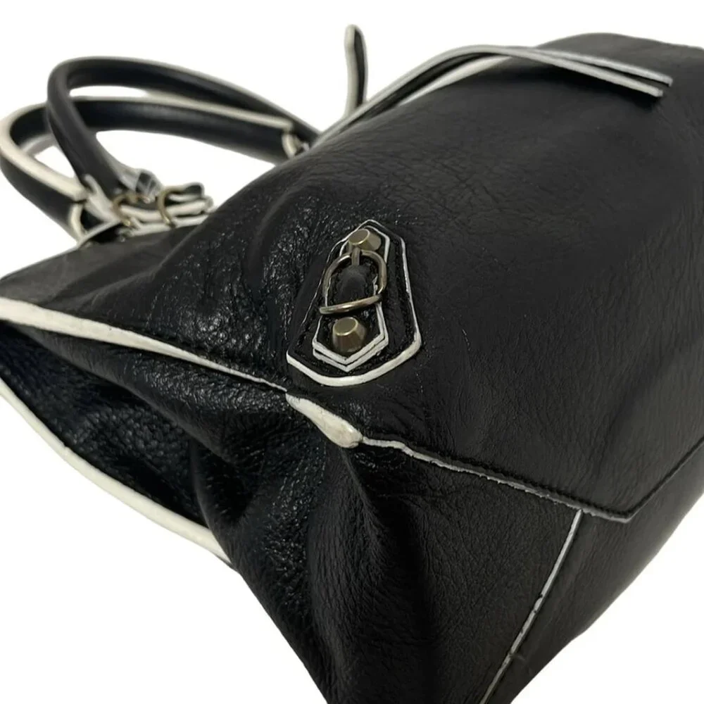 BALENCIAGA Papier Mini 305572 Black Leather - Tote Bag 596-053125 - Picture 5 of 9